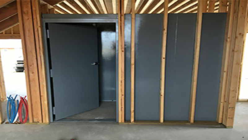 A Steel Safe Room in Arkansas Provides Protection Against Tornadoes